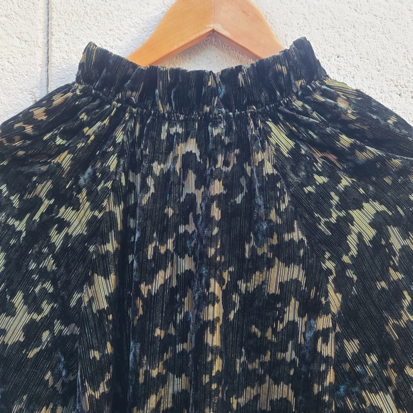 Sezane | Loubna Jacquard Velvet Blouse Size FR 34 US 2 - Picture 13 of 13